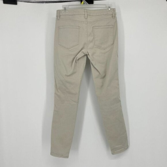 Club Monaco Creme low rise moto skinny pants size 4 - Picture 12 of 15